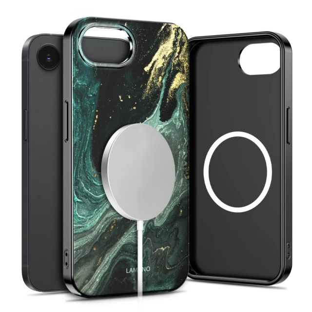 Чохол Tech-Protect Lamano для iPhone 16e / 17e Verde Aura with MagSafe (5906302392650)