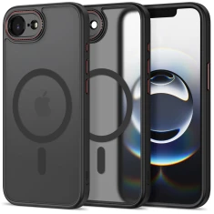 Чохол Tech-Protect MagCam для iPhone 16e / 17e Black/Red with MagSafe (5906302392667)