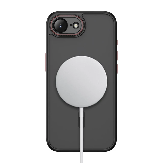 Чохол Tech-Protect MagCam для iPhone 16e / 17e Black/Red with MagSafe (5906302392667)