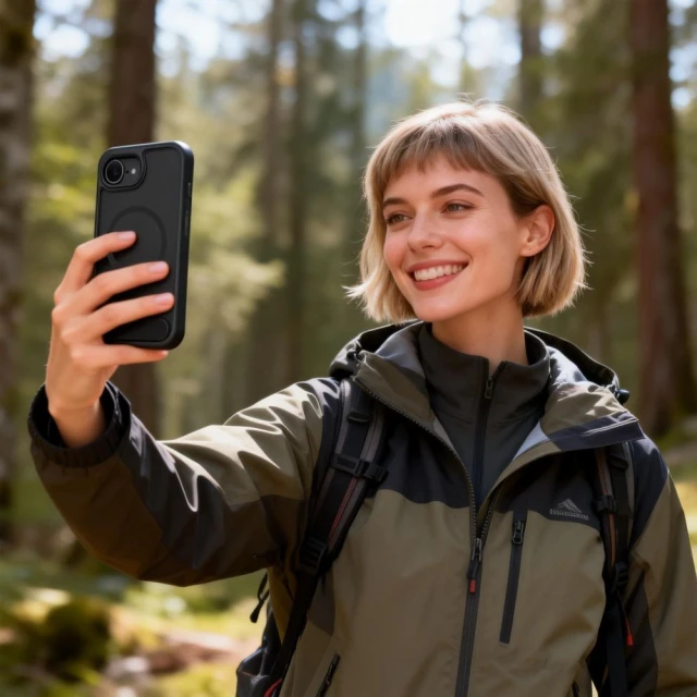 Чехол Tech-Protect MagRack для iPhone 16e / 17e Matte Black with MagSafe (5906302392674)