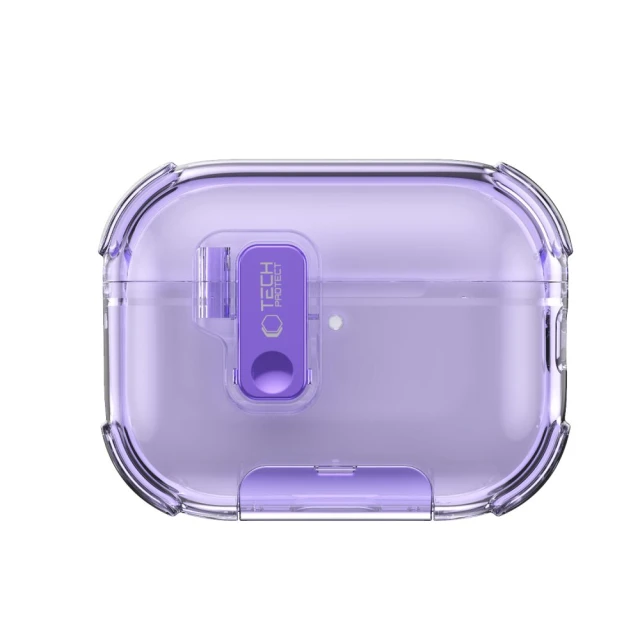 Чохол для навушників Tech-Protect Bounce Pro для AirPods Pro 3 Lavender (5906302392704)