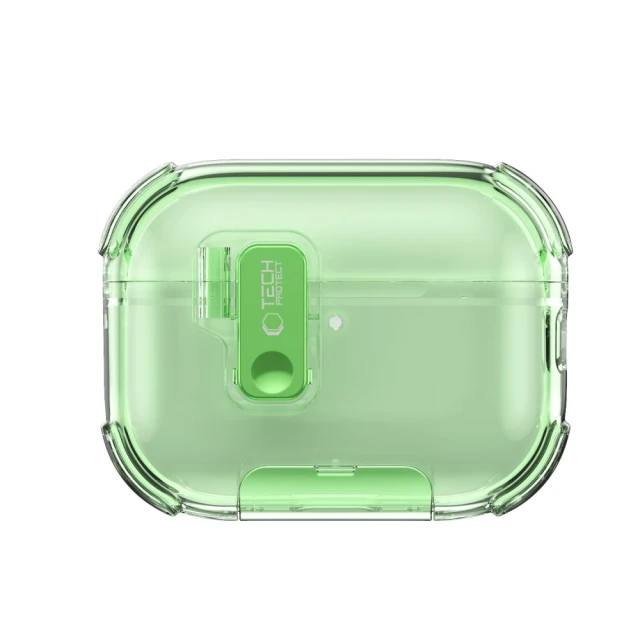 Чохол для навушників Tech-Protect Bounce Pro для AirPods Pro 3 Matcha Green (5906302392742)