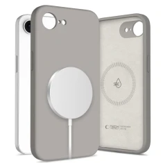 Чохол Tech-Protect Silicone для iPhone 16e / 17e Stone Grey with MagSafe (5906302392766)