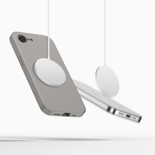 Чохол Tech-Protect Silicone для iPhone 16e / 17e Stone Grey with MagSafe (5906302392766)