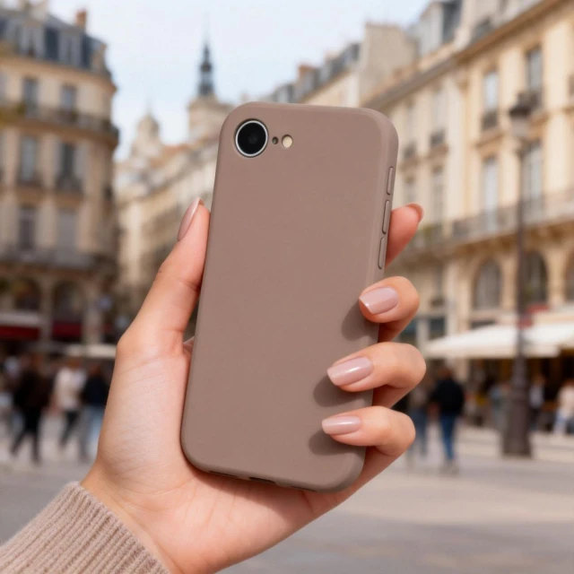 Чехол Tech-Protect Silicone для iPhone 16e / 17e Chocolate Brown with MagSafe (5906302392780)