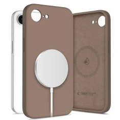 Чохол Tech-Protect Silicone для iPhone 16e / 17e Chocolate Brown with MagSafe (5906302392780)
