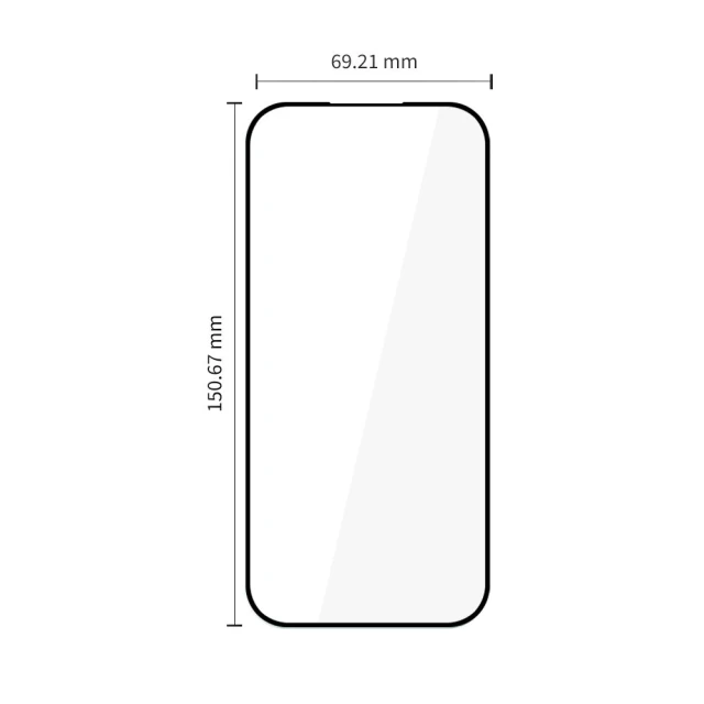 Захисне скло Tech-Protect Glass Fit+ для Google Pixel 9a / 10a Black (2 pack) (5906302392827)
