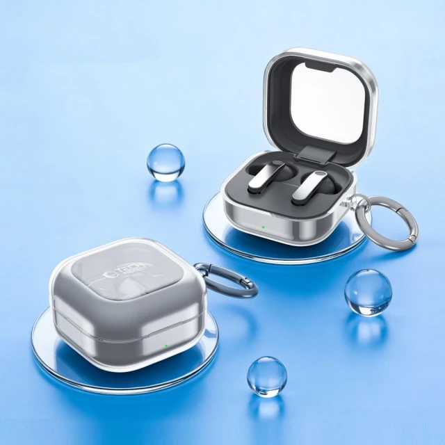 Чехол для наушников Tech-Protect Flexair для Samsung Galaxy Buds 4 / 4 Pro Clear (5906302392858)