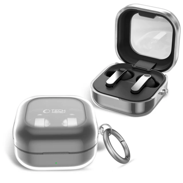Чехол для наушников Tech-Protect Flexair для Samsung Galaxy Buds 4 / 4 Pro Clear (5906302392858)