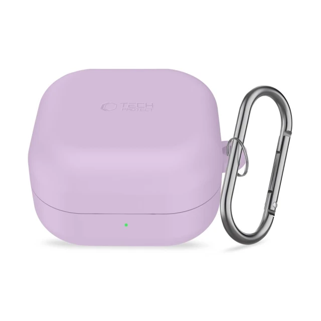 Чохол Tech-Protect Silicone Hook для Samsung Galaxy Buds 4 / 4 Pro Lavender (5906302392872)