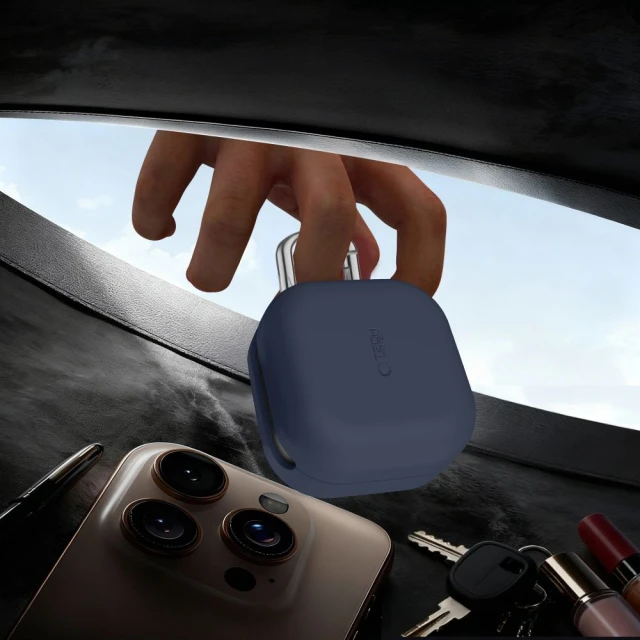 Чохол Tech-Protect Silicone Hook для Samsung Galaxy Buds 4 / 4 Pro Dusty Pink (5906302392896)