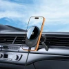 Автодержатель Tech-Protect V21 Magnetic с беспроводной зарядкой 25W Qi2.2 Black with MagSafe (5906302392902)