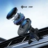 Автодержатель Tech-Protect V21 Magnetic с беспроводной зарядкой 25W Qi2.2 Black with MagSafe (5906302392902)