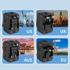 Подорожній адаптер Tech-Protect TA300 Travel Adapter EU / UK / US / AU Black (5906302392919)
