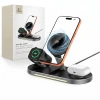 Бездротова зарядка Tech-Protect A51 ArcticBoost 3in1 Magnetic 25W Qi2.2 Black with MagSafe (5906302392988)
