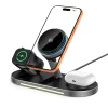 Бездротова зарядка Tech-Protect A51 ArcticBoost 3in1 Magnetic 25W Qi2.2 Black with MagSafe (5906302392988)