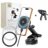 Автотримач Tech-Protect V20 ArcticBoost Magnetic Dashboard & Vent Wireless Charger 25W Qi2.2 Black (5906302392995)