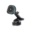 Автотримач Tech-Protect V20 ArcticBoost Magnetic Dashboard & Vent Wireless Charger 25W Qi2.2 Black (5906302392995)