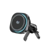 Автотримач Tech-Protect V20 ArcticBoost Magnetic Dashboard & Vent Wireless Charger 25W Qi2.2 Black (5906302392995)