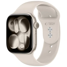 Ремешок Tech-Protect Silicone для Apple Watch Ultra 3/2/1 49 mm | Series 11/10 46 mm | Series 9/8/7/6/5/4/SE 45 mm | 44 mm Starlight (5906302398744)