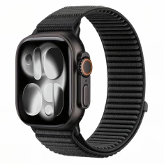 Ремешок Tech-Protect Nylonloop для Apple Watch Ultra 3/2/1 49 mm | Series 11/10 46 mm | Series 9/8/7/6/5/4/SE 45 mm | 44 mm Black (5906302398911)