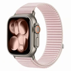 Ремешок Tech-Protect Nylonloop для Apple Watch Ultra 3/2/1 49 mm | Series 11/10 46 mm | Series 9/8/7/6/5/4/SE 45 mm | 44 mm Powder Pink (5906302398942
