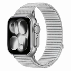 Ремешок Tech-Protect Nylonloop для Apple Watch Ultra 3/2/1 49 mm | Series 11/10 46 mm | Series 9/8/7/6/5/4/SE 45 mm | 44 mm Light Grey (5906302398959)