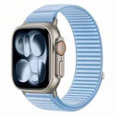 Ремешок Tech-Protect Nylonloop для Apple Watch Ultra 3/2/1 49 mm | Series 11/10 46 mm | Series 9/8/7/6/5/4/SE 45 mm | 44 mm Baby Blue (5906302398973)