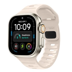 Ремешок Tech-Protect Silicone Line для Apple Watch Ultra 3/2/1 49 mm | Series 12/11/10/9/8/SE 45 mm | 44 mm Stone (5906302399000)