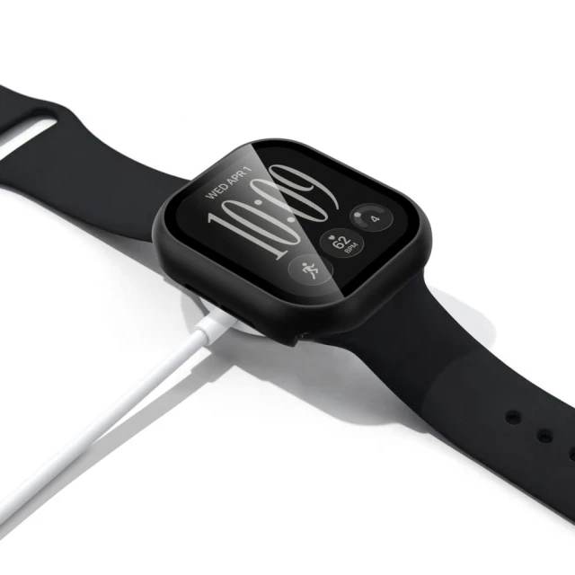 Чохол Tech-Protect Defense для Apple Watch Series 12 42 mm Black & Clear (2 pack) (5906302399048)