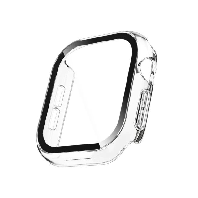 Чохол Tech-Protect Defense для Apple Watch Series 12 42 mm Black & Clear (2 pack) (5906302399048)