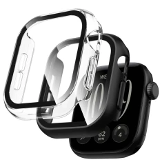 Чехол Tech-Protect Defense для Apple Watch 12 46 mm Black & Clear (2 pack) (5906302399055)