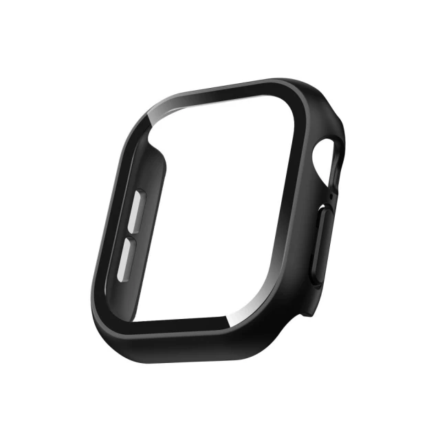 Чехол Tech-Protect Defense для Apple Watch 12 46 mm Black & Clear (2 pack) (5906302399055)