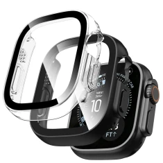 Чохол Tech-Protect Defense для Apple Watch Ultra 4 | 3 | 2 | 1 49 mm Black & Clear (2 pack) (5906302399062)