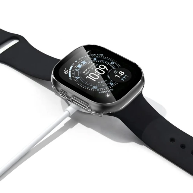 Чохол Tech-Protect Defense для Apple Watch Ultra 4 | 3 | 2 | 1 49 mm Black & Clear (2 pack) (5906302399062)