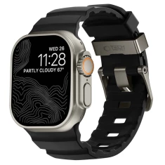 Ремешок Tech-Protect Motion для Apple Watch Ultra 3/2/1 49 mm | Series 11/10 46 mm | Series 9/8/7/6/5/4/SE 45 mm | 44 mm Black (5906302399086)