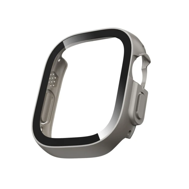 Чохол Tech-Protect Defense для Apple Watch Ultra 4 | 3 | 2 | 1 49 mm Titanium & Clear (2 pack) (5906302399123)