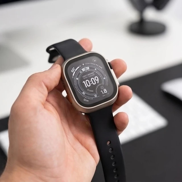 Чохол Tech-Protect Defense для Apple Watch Ultra 4 | 3 | 2 | 1 49 mm Titanium & Clear (2 pack) (5906302399123)