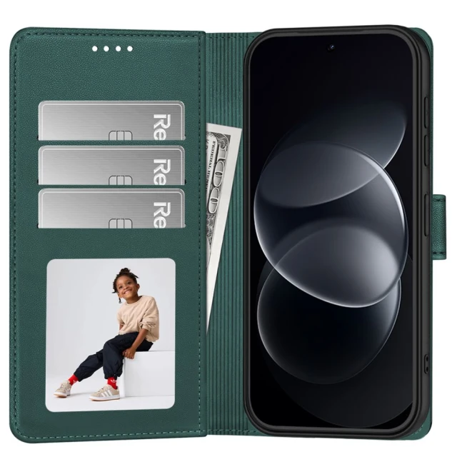Чехол Tech-Protect Wallet для Xiaomi Redmi Note 17 Pro 5G Green (5906302399291)
