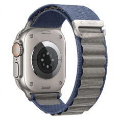 Ремешок Tech-Protect Nylon Pro для Apple Watch Ultra 3/2/1 49 mm | Series 12/11/10 46 mm | Series 9/8/7/6/5/4/SE 45 mm | 44 mm Navy/Grey (590630239931