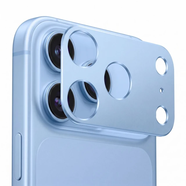 Захисне скло для камери Tech-Protect CamAlloy Fit+ для iPhone 18 Pro Light Blue (5906302399413)