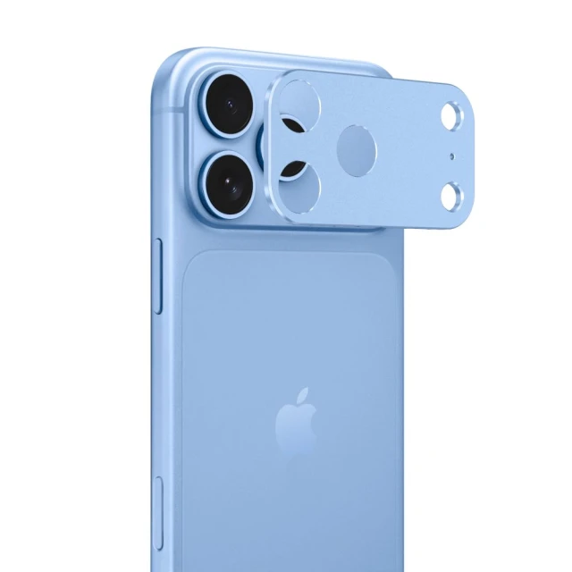 Захисне скло для камери Tech-Protect CamAlloy Fit+ для iPhone 18 Pro Max Light Blue (5906302399420)