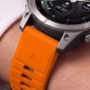 Ремінець Tech-Protect Silicone для Garmin Fenix 9 Pro | 9 | E | 8 Pro | 8 | 7 | 6 Pro | 6 | 5 (51 mm) Orange (5906302399444)