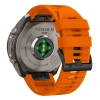 Ремінець Tech-Protect Silicone для Garmin Fenix 9 Pro | 9 | E | 8 Pro | 8 | 7 | 6 Pro | 6 | 5 (51 mm) Orange (5906302399444)