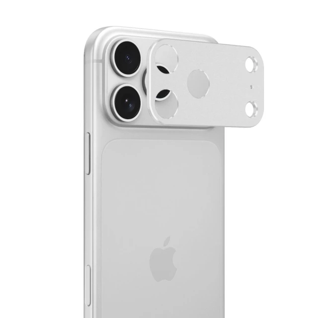 Защитное стекло для камеры Tech-Protect Camalloy Fit+ для iPhone 18 Pro Max Silver (5906302399468)