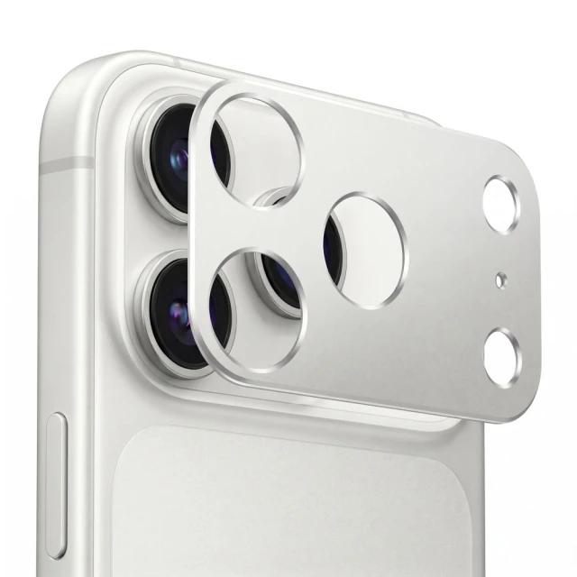 Защитное стекло для камеры Tech-Protect Camalloy Fit+ для iPhone 18 Pro Max Silver (5906302399468)