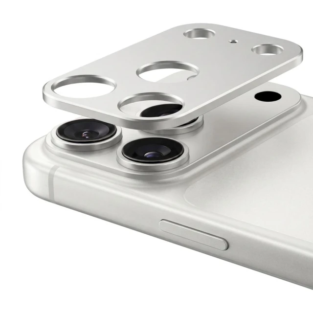 Защитное стекло для камеры Tech-Protect Camalloy Fit+ для iPhone 18 Pro Max Silver (5906302399468)