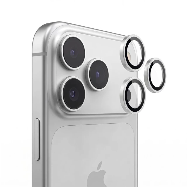 Захисне скло на камеру Tech-Protect CamRing Fit+ для iPhone 18 Pro | Pro Max Silver (5906302399499)