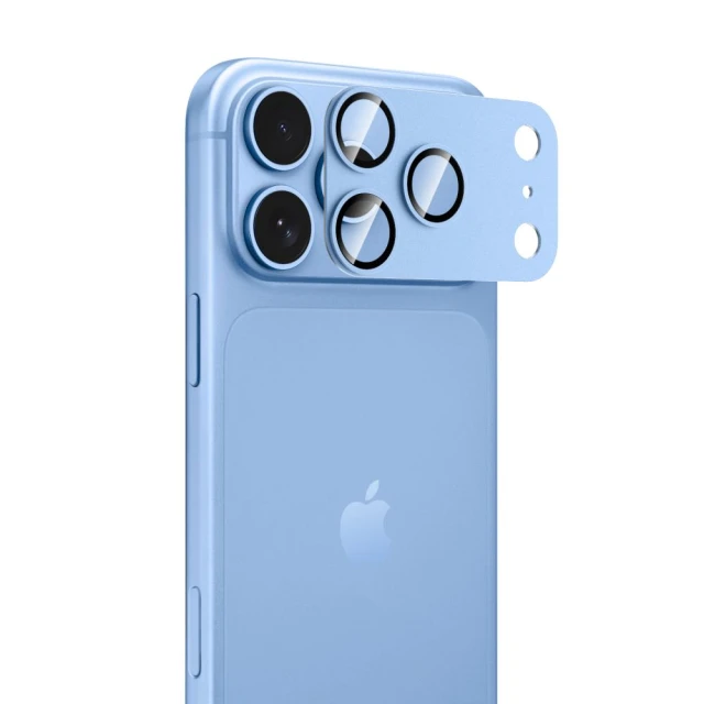 Захисне скло для камери Tech-Protect CamFull Fit+ для iPhone 18 Pro Light Blue (5906302399529)