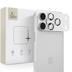 Защитное стекло для камеры Tech-Protect Camfull Fit+ для iPhone 18 Pro Silver (5906302399543)
